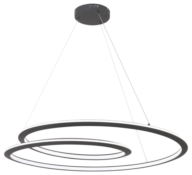 George Kovacs P1972-066-L LED Pendant, Sand Coal