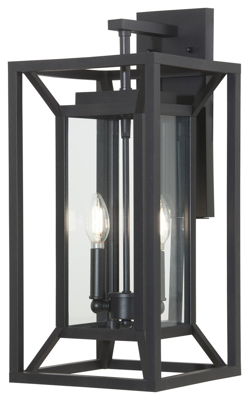 Minka-Lavery 71262-66-C Two Light Outdoor Wall Mount, Sand Coal