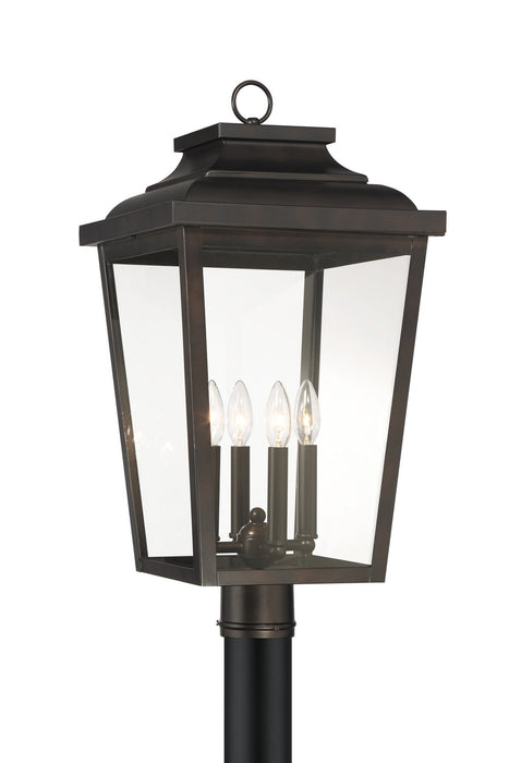 Minka-Lavery 72177-189-C Four Light Post Mount, Chelesa Bronze