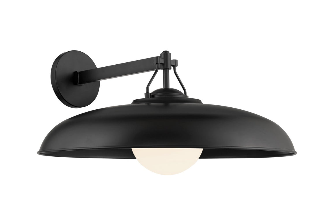 Minka-Lavery 73322-66A One Light Outdoor Wall Mount, Coal