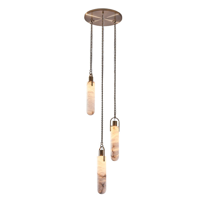 Kalco 519276WB LED Pendant, Winter Brass