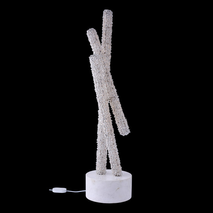 Allegri 028395-010-FR001 LED Floor Lamp, Polished Chrome