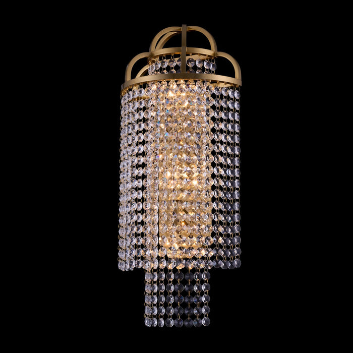 Allegri 039821-062-FR001 Three Light Wall Sconce, True Brass
