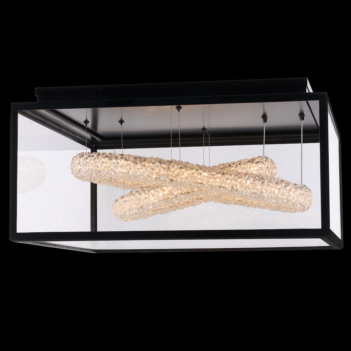 Allegri 095544-052-FR001 LED Outdoor Flush Mount, Matte Black