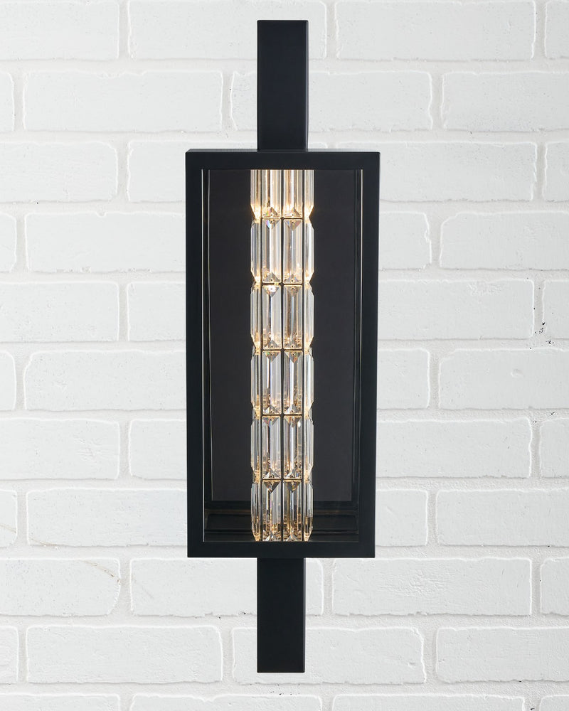 Allegri 099042-052-FR001 LED Outdoor Wall Sconce, Matte Black