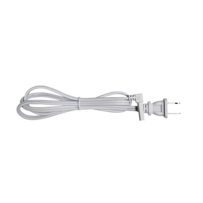 Nora Lighting NULBA-139P-L90 Cord and Plug Power Cord, White