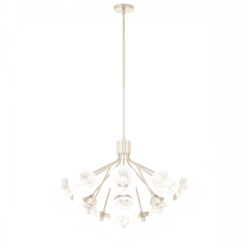 Kichler 52702CPZ 16 Light Chandelier Convertible, Champagne Bronze