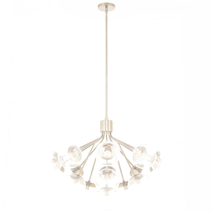 Kichler 52702CPZCLR 16 Light Chandelier Convertible, Champagne Bronze