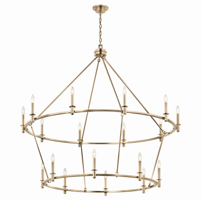 Kichler 52708CPZ 18 Light Chandelier, Champagne Bronze