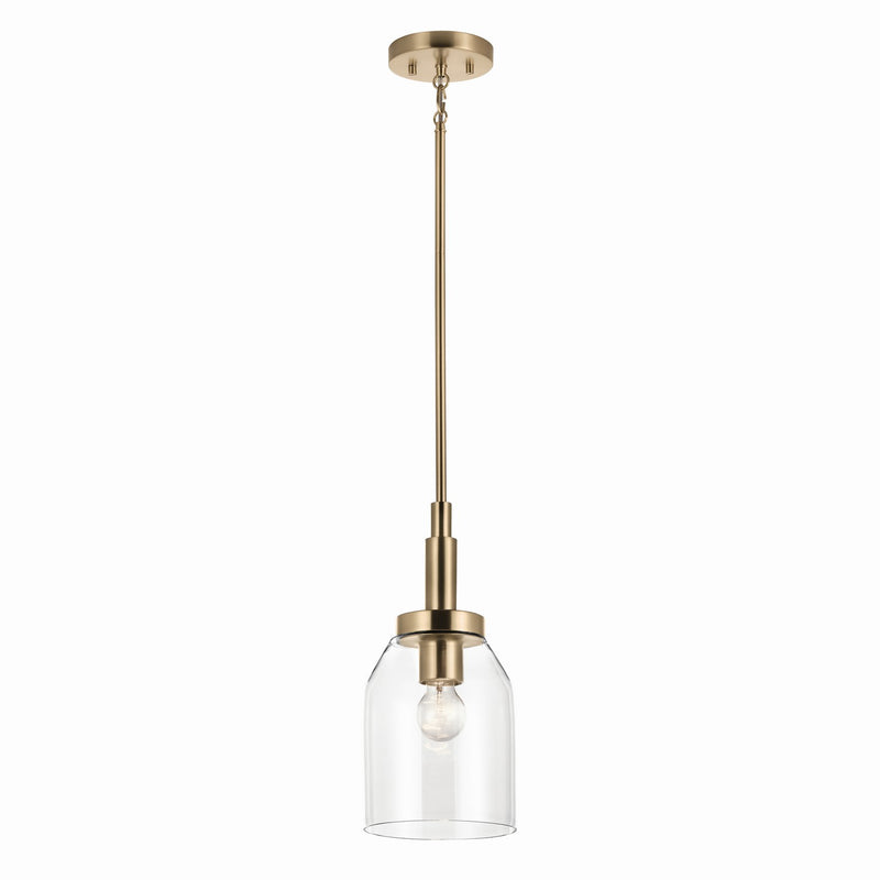 Kichler 52725CPZ One Light Mini Pendant, Champagne Bronze