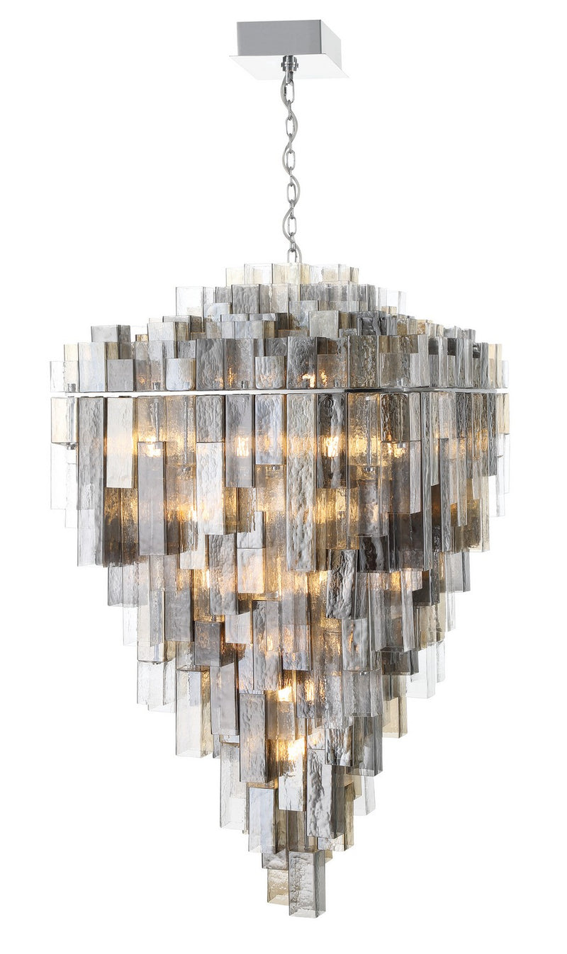 Eurofase 47913-011 46 Light Chandelier, Chrome