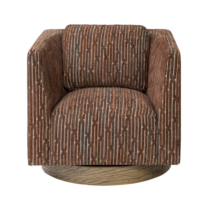 Varaluz 509CH30A Accent Chair, Harvest Oak/Geo