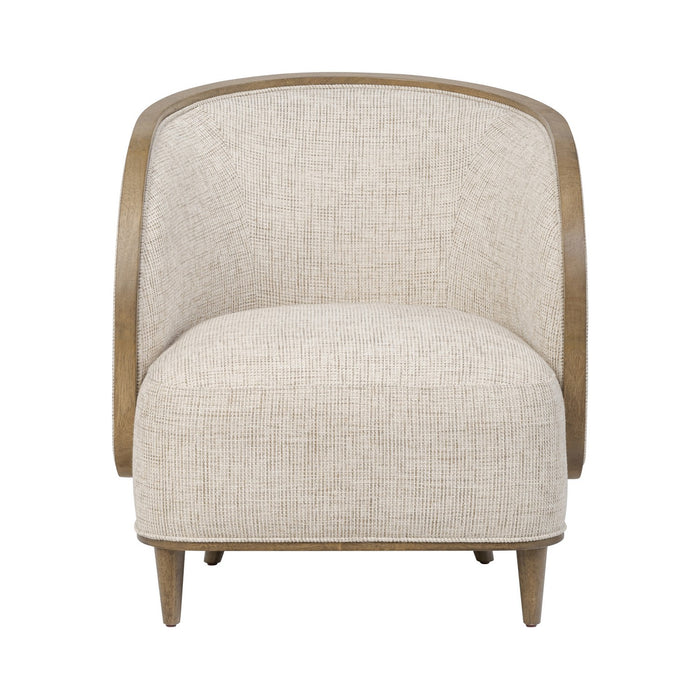 Varaluz 510CH28B Accent Chair, Harvest Oak/Sand