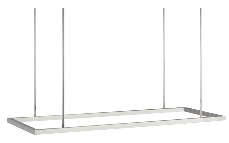 Visual Comfort Modern 700LSSTG50PSS-LED927 LED Linear Suspension, Polished Stainless Steel