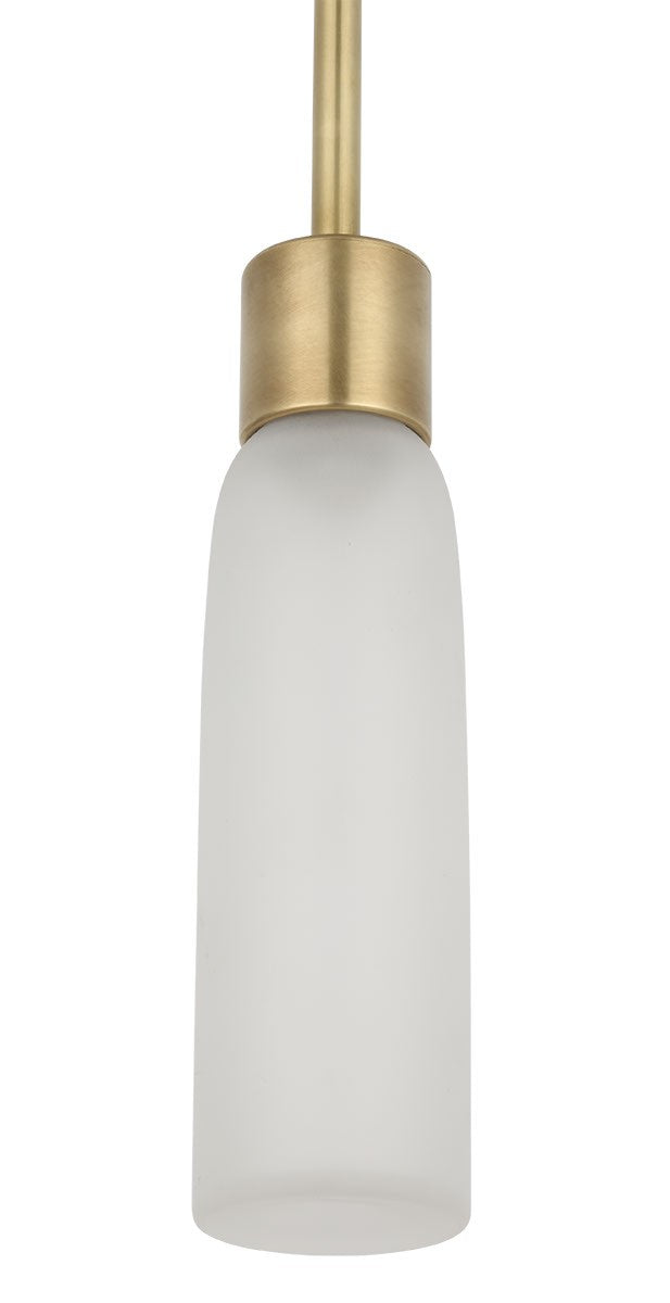 Visual Comfort Modern KWPD49527CEHAB LED Pendant, Hand Rubbed Antique Brass