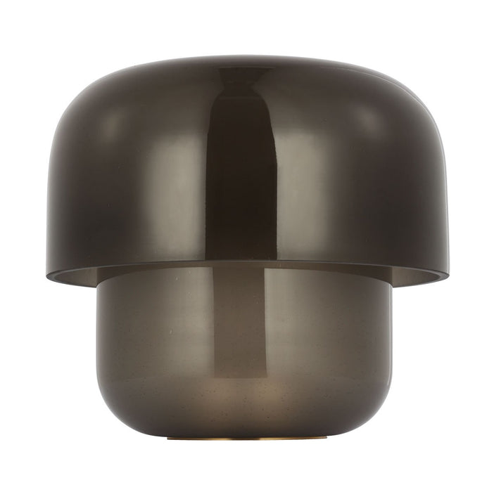 Visual Comfort Modern KWTB49127SSHAB LED Table Lamp, Hand Rubbed Antique Brass