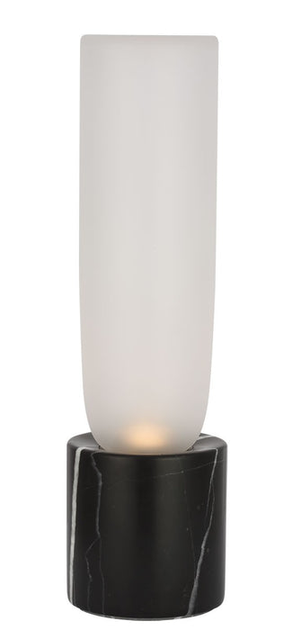 Visual Comfort Modern KWTB50027CEB LED Table Lamp, Black Marble