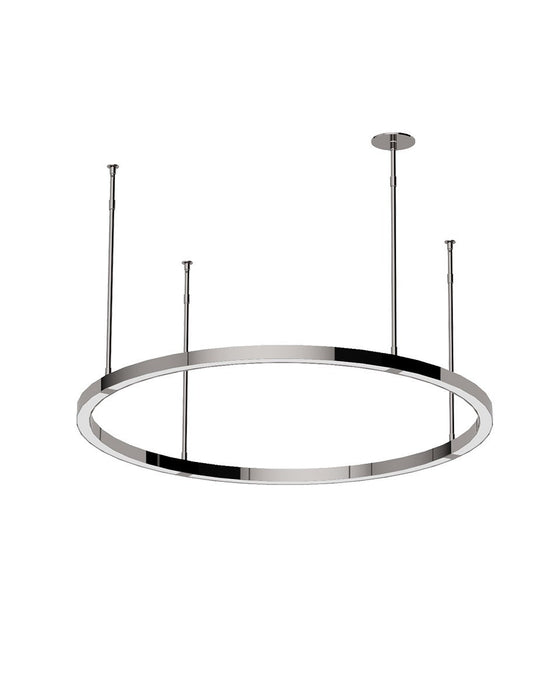 Visual Comfort Modern MDCH53827PSS LED Chandelier, Polished Stainless Steel