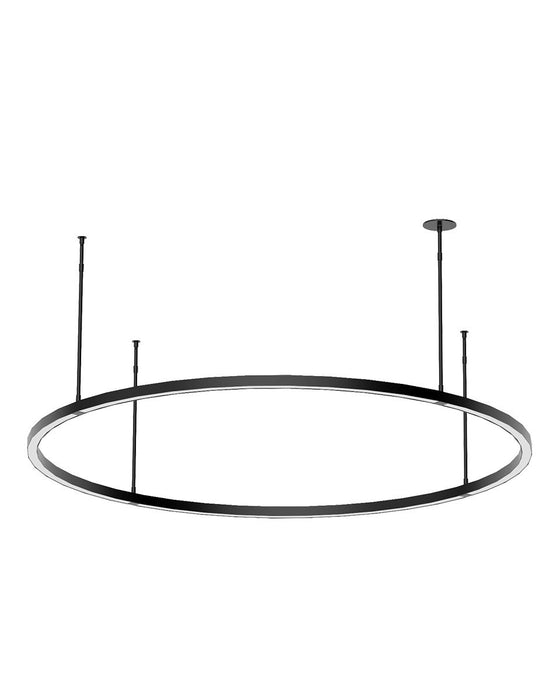 Visual Comfort Modern MDCH54027PSS LED Chandelier, Polished Stainless Steel