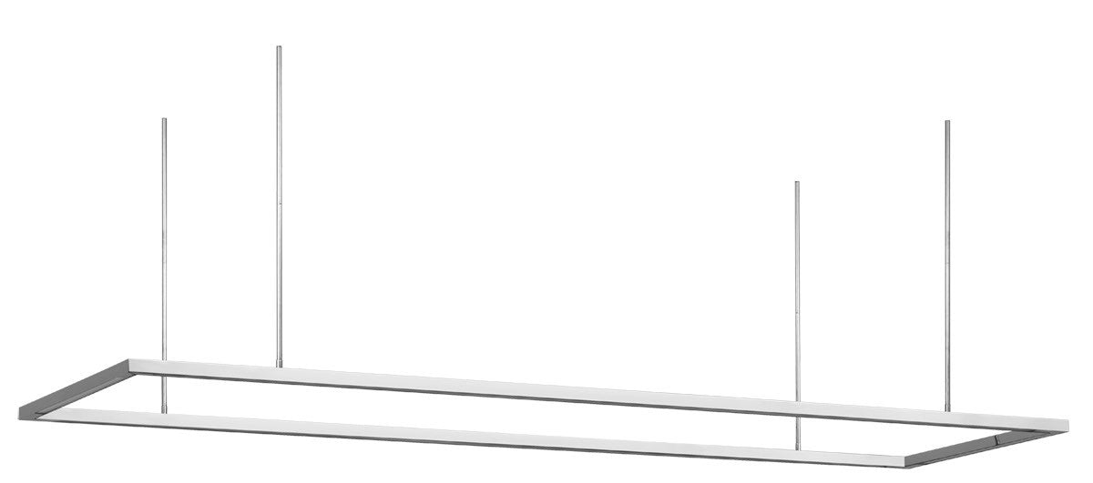 Visual Comfort Modern MDLS18627PSS LED Linear Suspension, Polished Stainless Steel