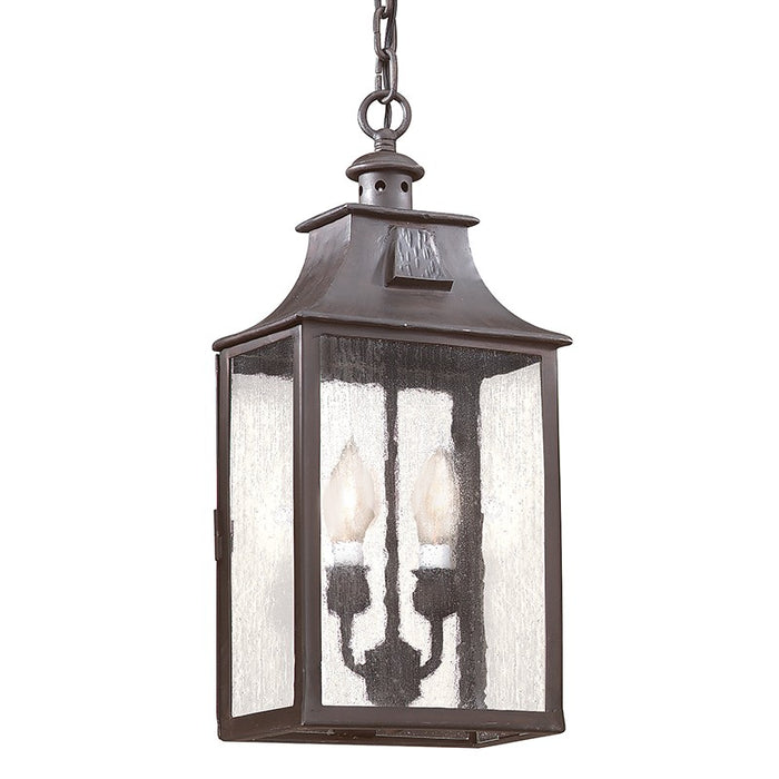 Troy Lighting F9004-SFB Two Light Hanging Lantern, Soft Off Black