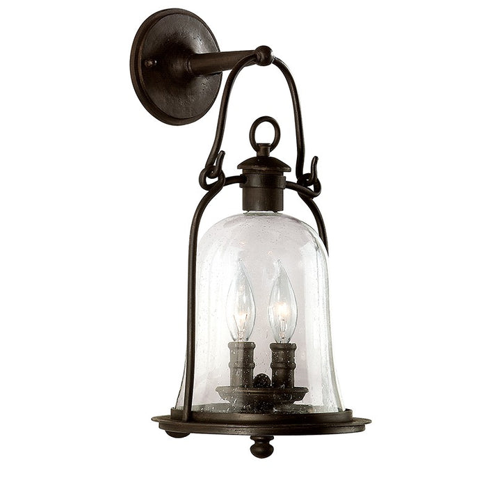 Troy Lighting B9462-TBK Two Light Wall Lantern, Textured Black
