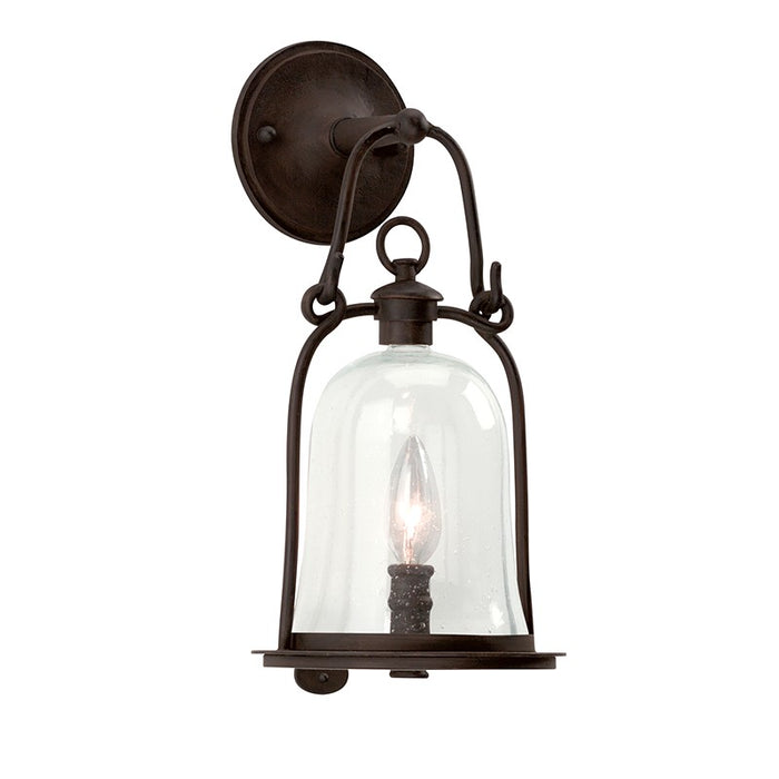Troy Lighting B9461-TBK One Light Wall Lantern, Textured Black