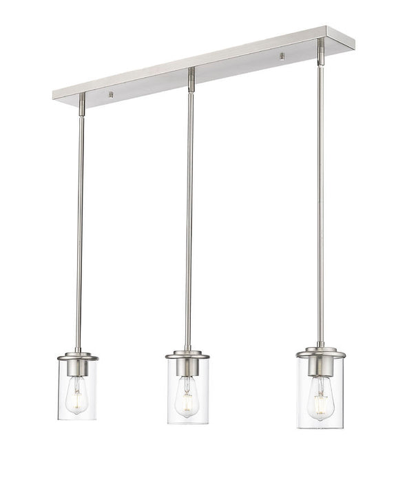 Z-Lite 742MP-3BN Three Light Pendant, Brushed Nickel
