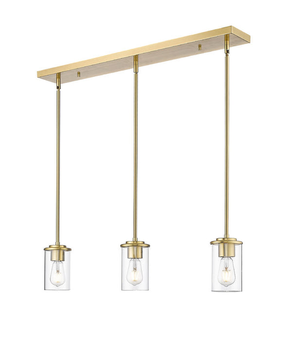 Z-Lite 742MP-3LG Three Light Pendant, Luxe Gold