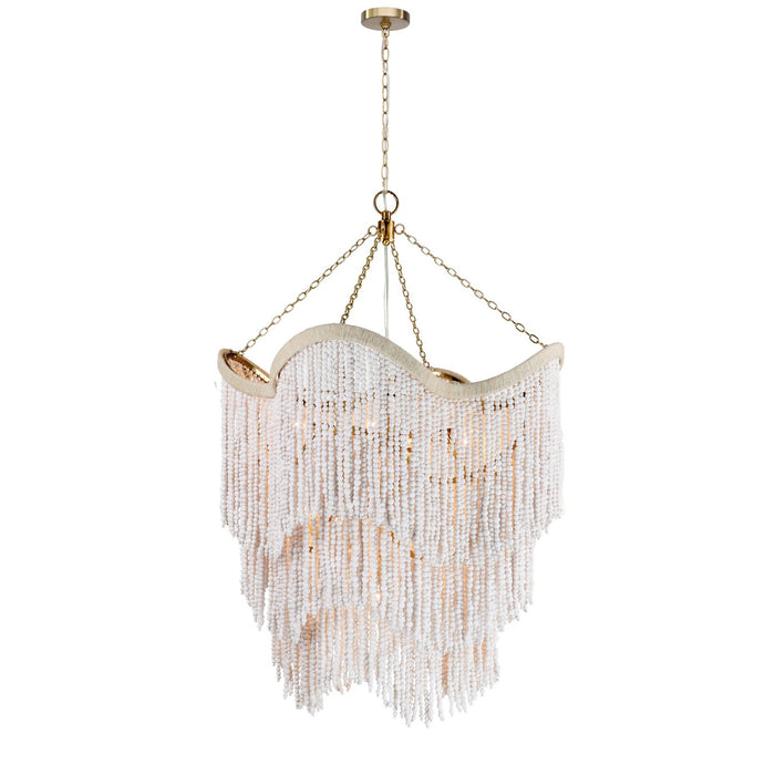 Terracotta Designs H24102-11 11 Light Chandelier, Warm Brass