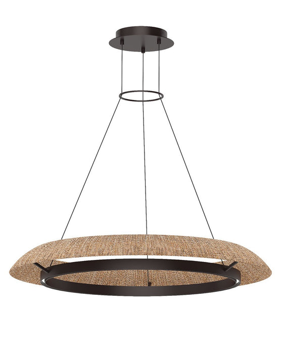 Visual Comfort Modern SLCH55827NTBZ LED Chandelier, Bronze