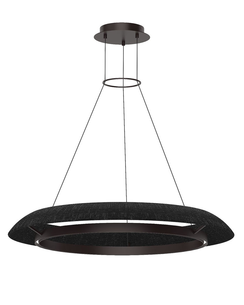 Visual Comfort Modern SLCH55827WBKBZ LED Chandelier, Bronze