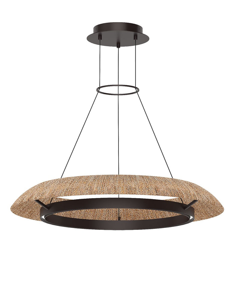 Visual Comfort Modern SLCH55927NTBZ LED Chandelier, Bronze