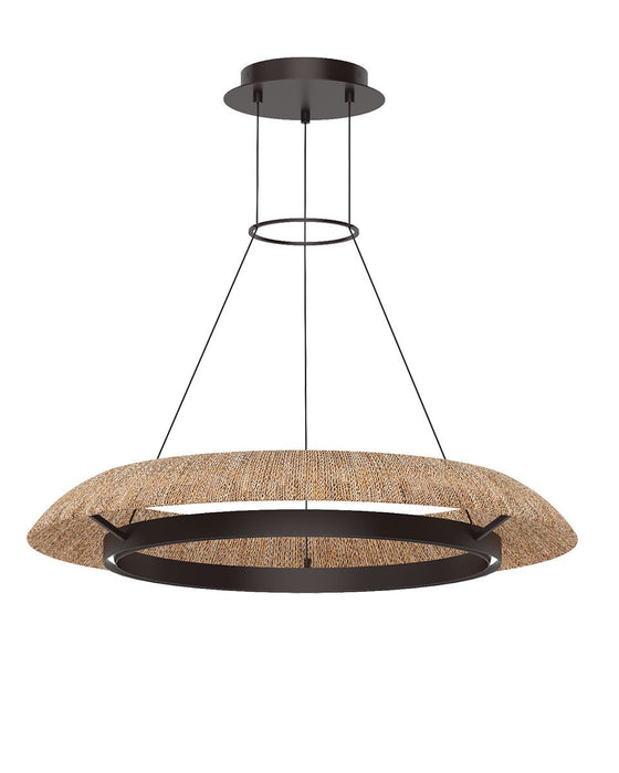 Visual Comfort Modern SLCH55927NTBZ LED Chandelier, Bronze
