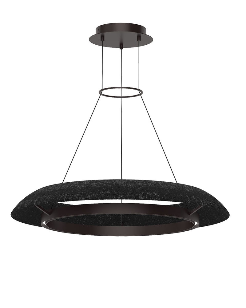 Visual Comfort Modern SLCH55927WBKBZ LED Chandelier, Bronze