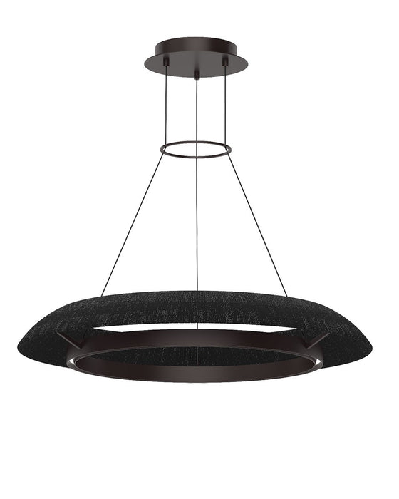 Visual Comfort Modern SLCH55927WBKBZ LED Chandelier, Bronze