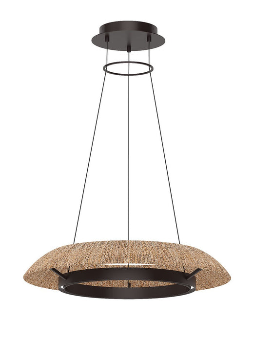 Visual Comfort Modern SLCH56027NTBZ LED Chandelier, Bronze
