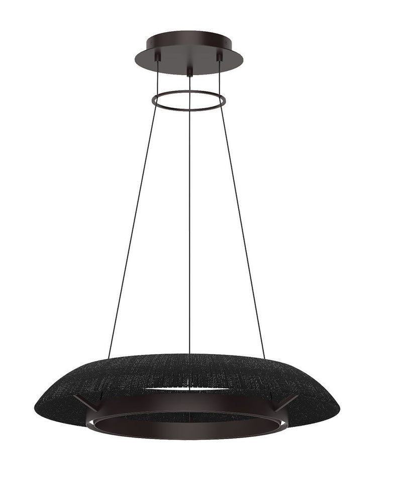 Visual Comfort Modern SLCH56027WBKBZ LED Chandelier, Bronze