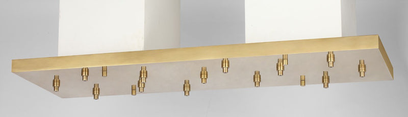 Visual Comfort Modern SLCH574HAB Canopy, Hand Rubbed Antique Brass
