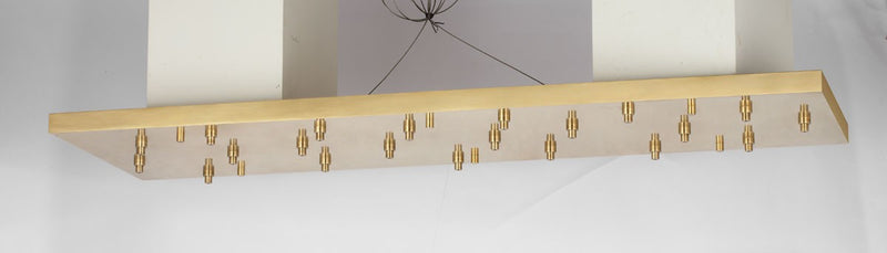 Visual Comfort Modern SLCH575HAB Canopy, Hand Rubbed Antique Brass