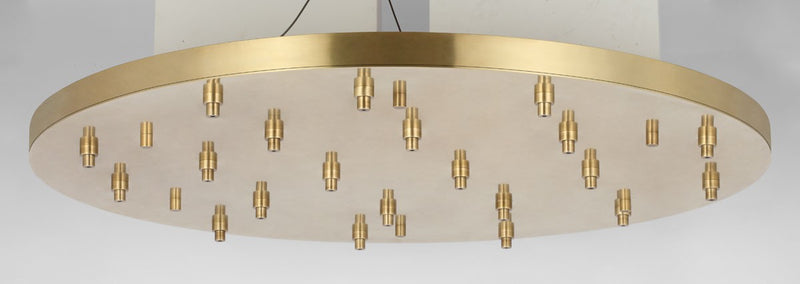 Visual Comfort Modern SLCH576HAB Canopy, Hand Rubbed Antique Brass