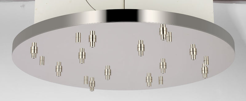 Visual Comfort Modern SLCH577N Canopy, Polished Nickel