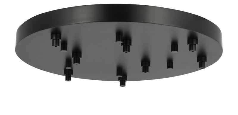 Visual Comfort Modern SLCH578B Canopy, Nightshade Black
