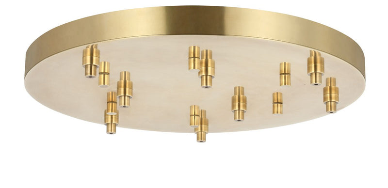 Visual Comfort Modern SLCH578HAB Canopy, Hand Rubbed Antique Brass