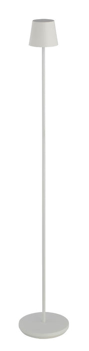 Visual Comfort Modern SLFL53527W LED Floor Lamp, Matte White