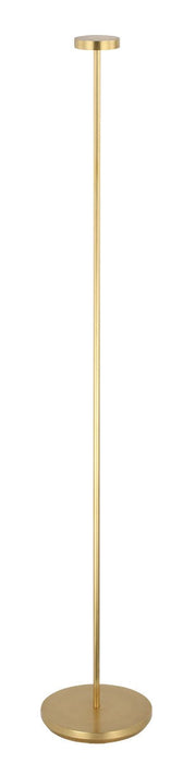 Visual Comfort Modern SLFL53727HAB LED Floor Lamp, Hand Rubbed Antique Brass