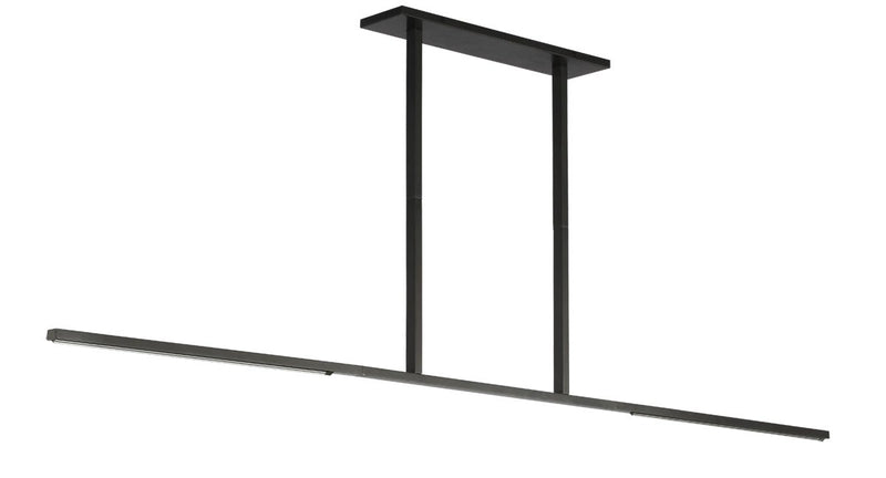 Visual Comfort Modern SLLS56827CCBZ LED Linear Chandelier, Bronze