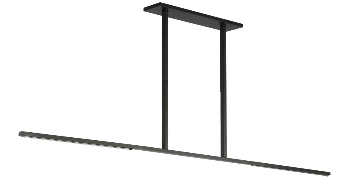 Visual Comfort Modern SLLS56827CCBZ LED Linear Chandelier, Bronze