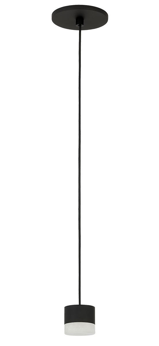 Visual Comfort Modern SLPD51830B LED Pendant, Nightshade Black