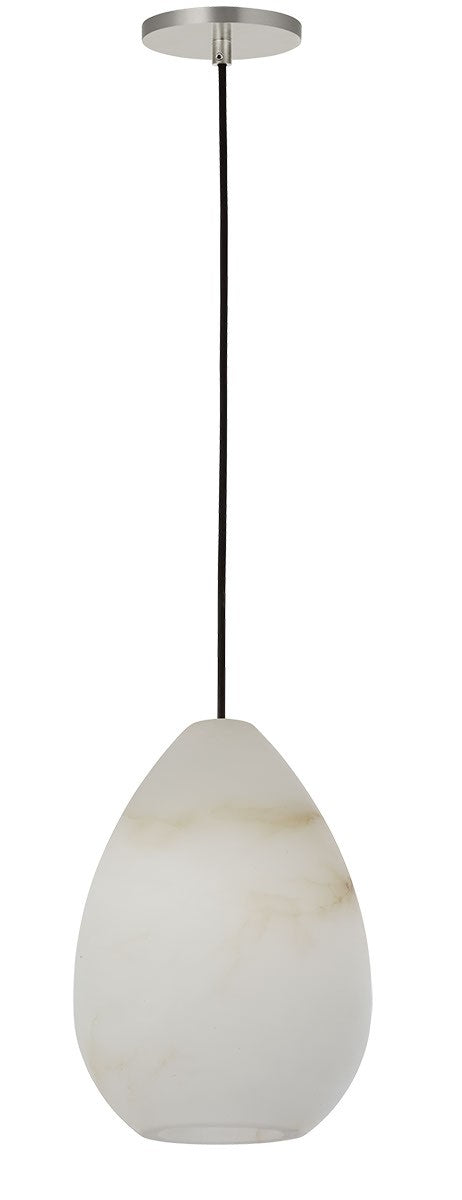 Visual Comfort Modern SLPD544ALBN-L LED Pendant, Polished Nickel